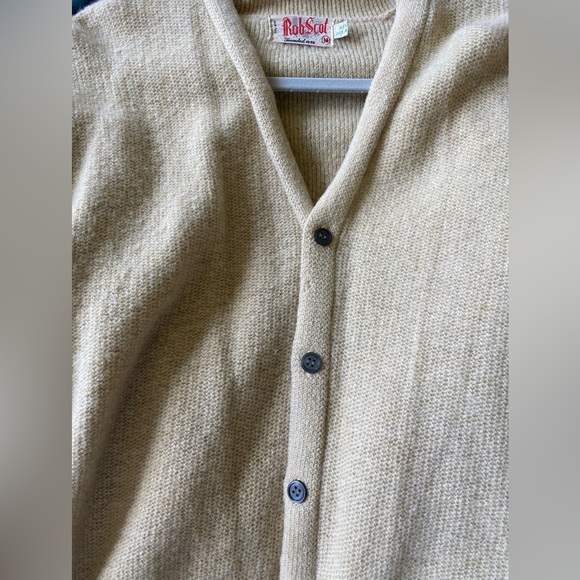 Vintage 70s Rob Scot Wool Sweater size M - Picture 3 of 7